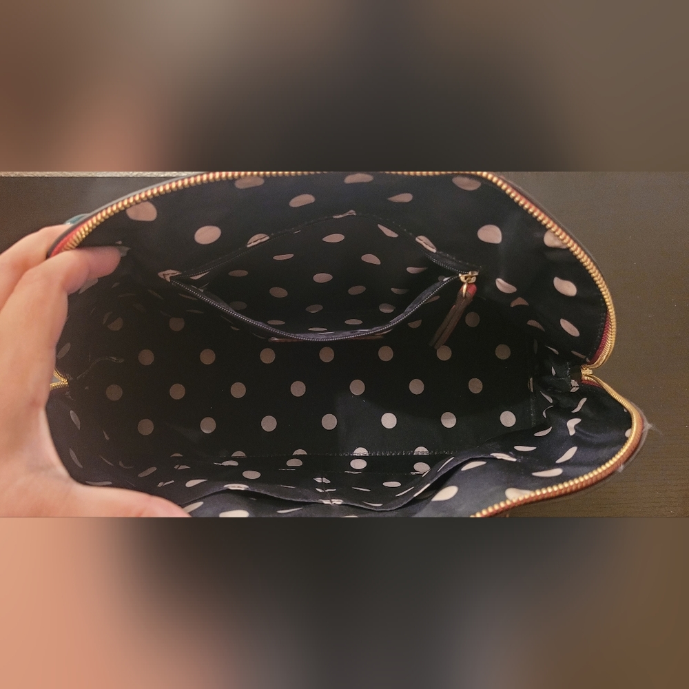 Anne Klein Women's Handbag Dome Satchel Red - Picture 8 of 10